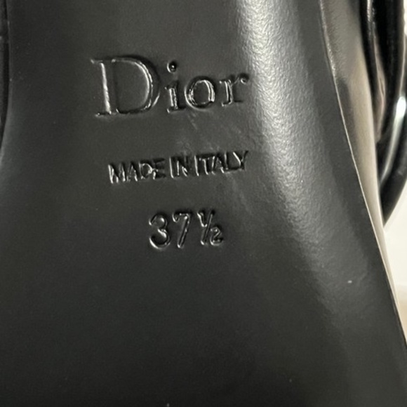 New Authentic Dior leather flat ankle bootie - Picture 5 of 7